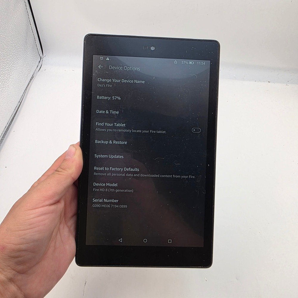 Amazon Fire HD 8 7th Gen Tablet Black 16GB SX034QT with 16GB SD Card L3